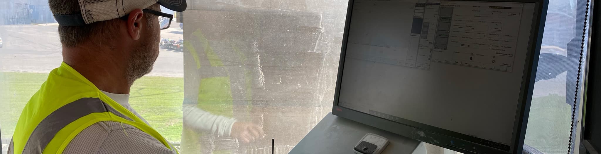 guy working on a computer