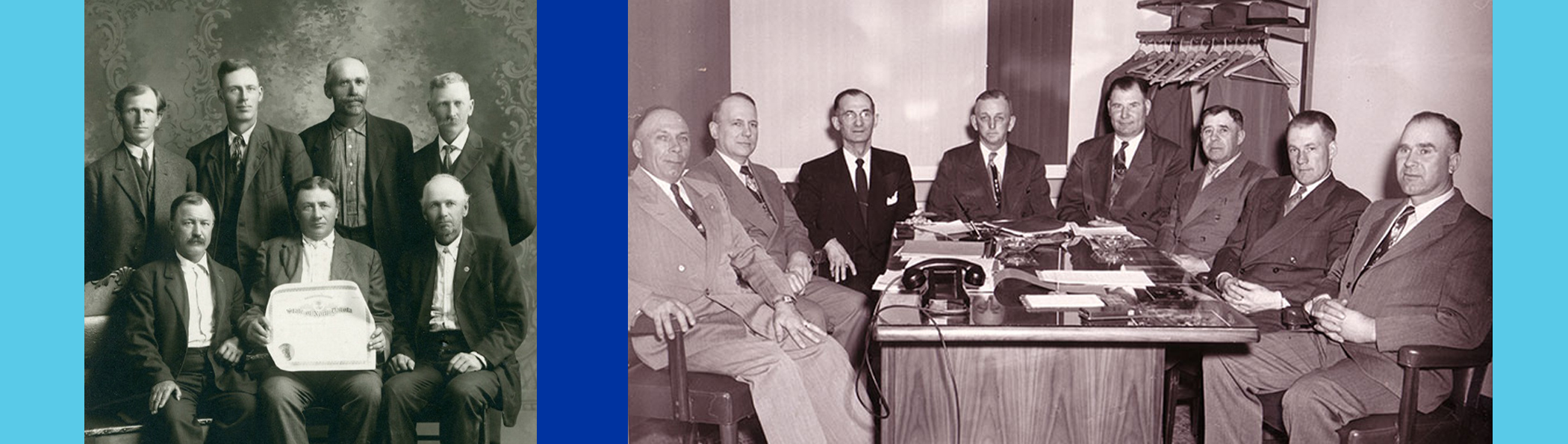 Two historical pictures of the CHS SunPrairie board